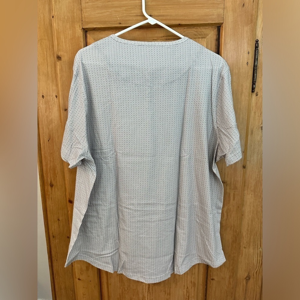 Construct Printed Short Sleeve Henley Size XXL NWT - Picture 2 of 11